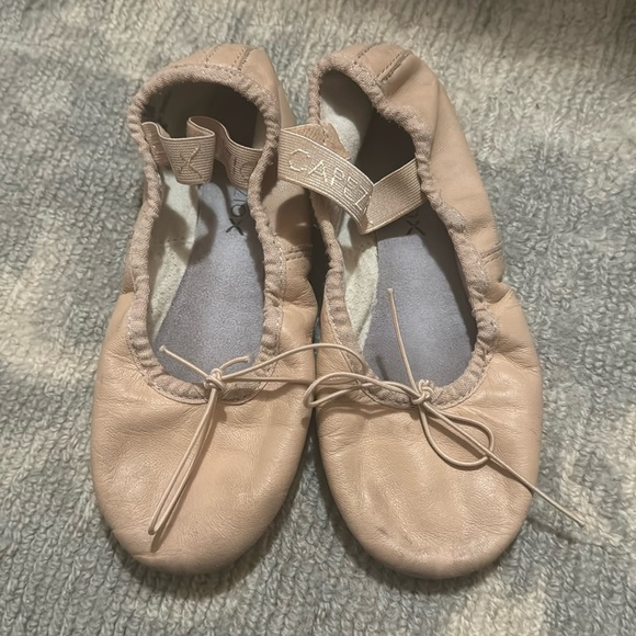 Capezio Pink ballet bag, slippers, skirt, 2 bodysuits and a top! - Picture 2 of 13